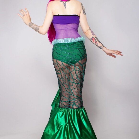 Leg Avenue Disney Under the Sea Costume – Mermaid Halloween Dress Ariel - Picture 3 of 3